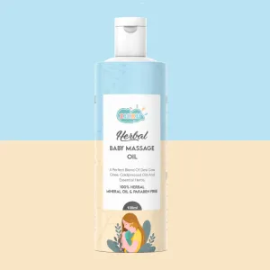100% Herbal Baby Massage Oil (100ml)