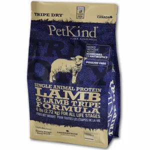 15% OFF: Petkind Single Animal Protein Lamb & Lamb Tripe Grain-Free Dry Dog Food
