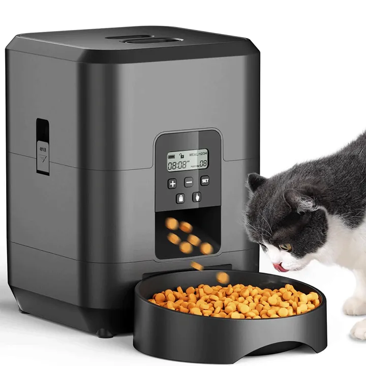 2 لتر/أونصة تغذية الحيوانات الأليفة الذكية . 2L/OZ Smart Pet Feeder Automatic Dog Feeder Slow