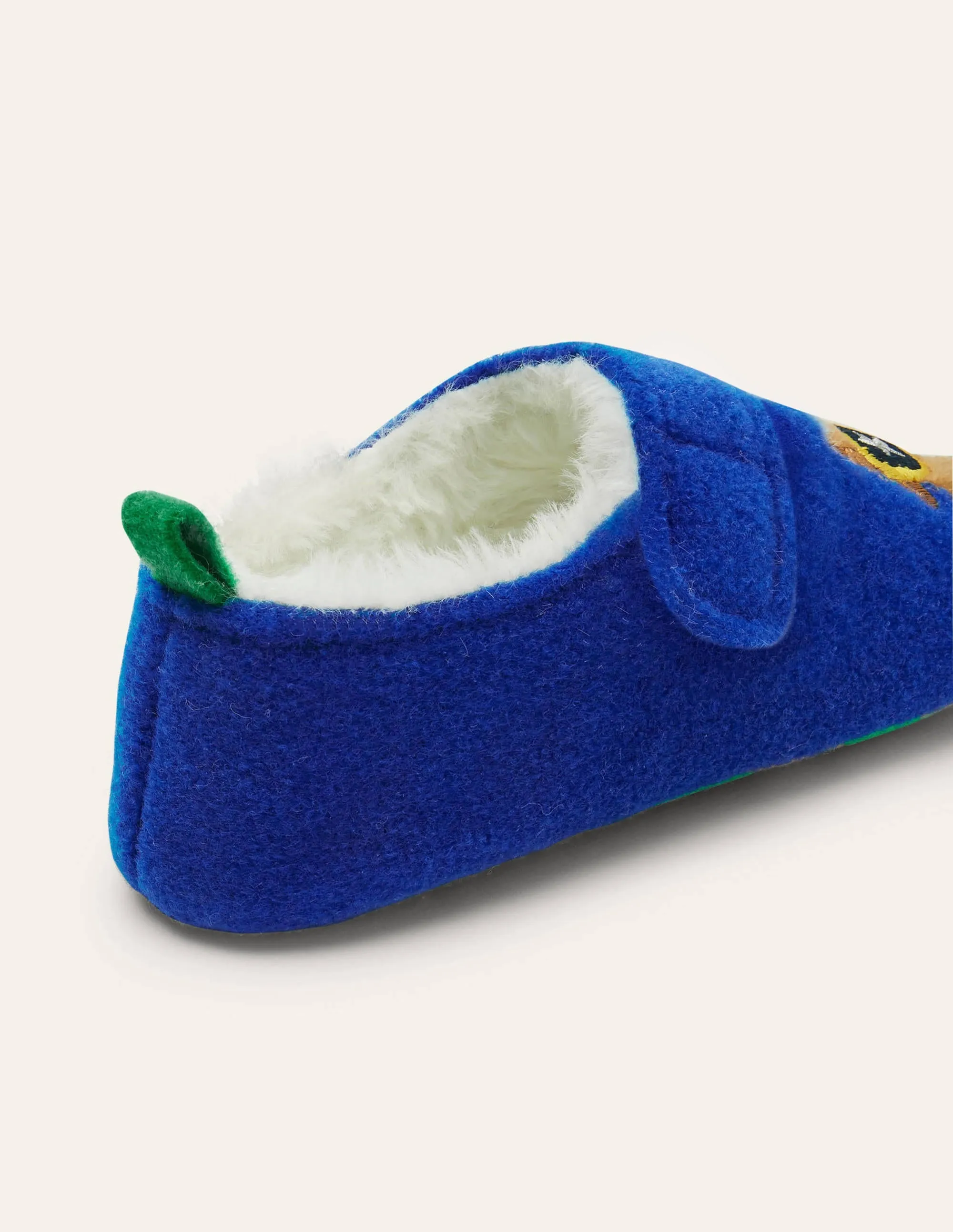 Felt Guinea Pig Slippers-Brilliant Blue