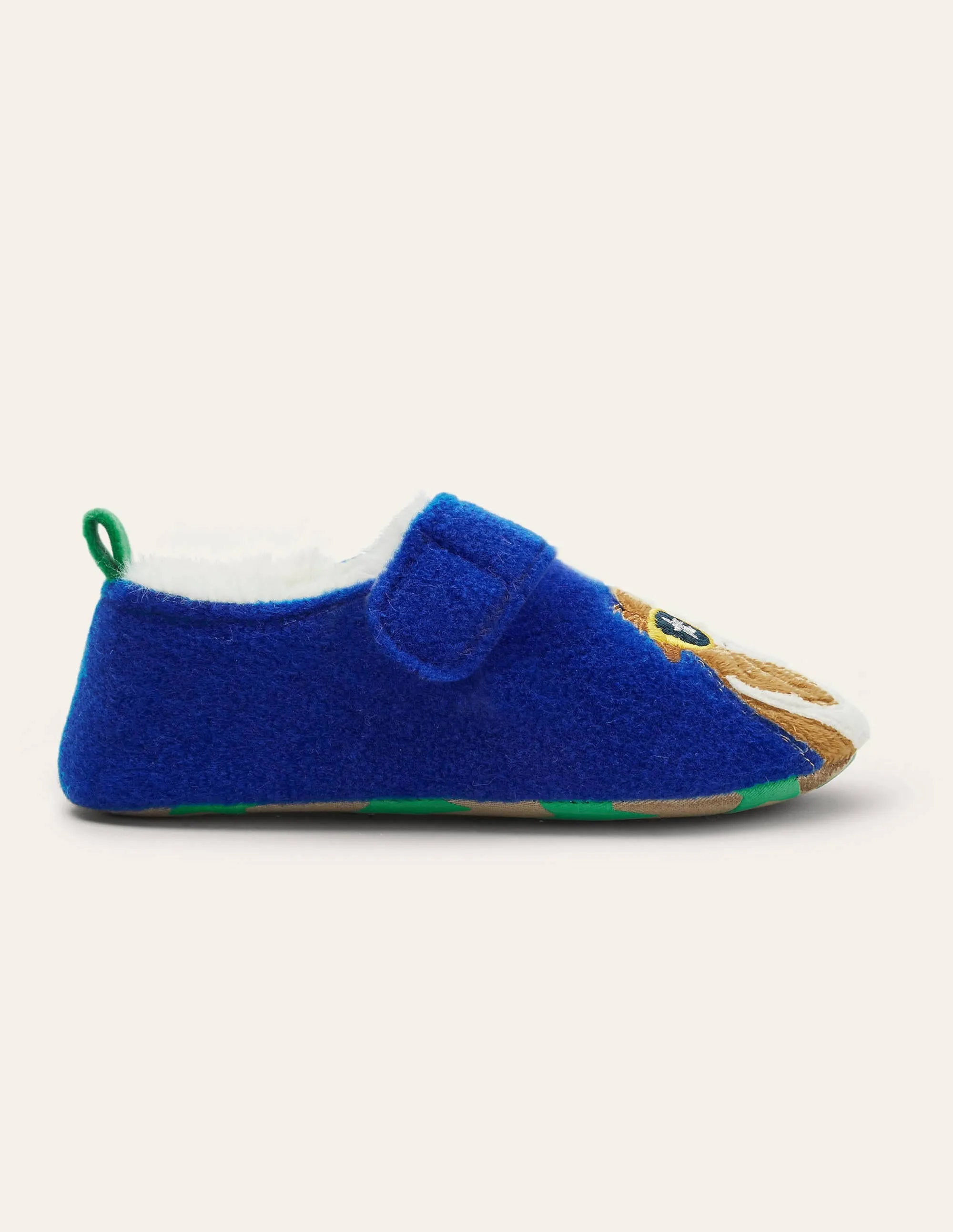 Felt Guinea Pig Slippers-Brilliant Blue