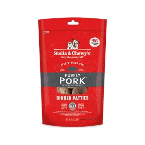 Freeze Dried Pork Dinner Patties Dog Food