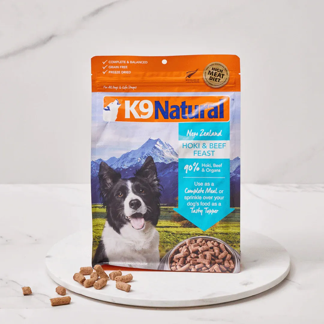 K9 Natural Freeze Dried Hoki & Beef