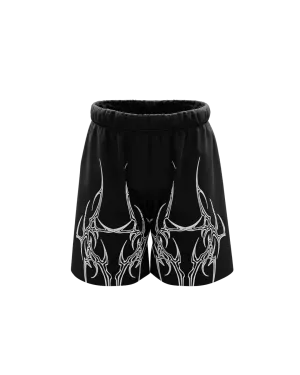 Mini-Mutation Unisex Black Shorts