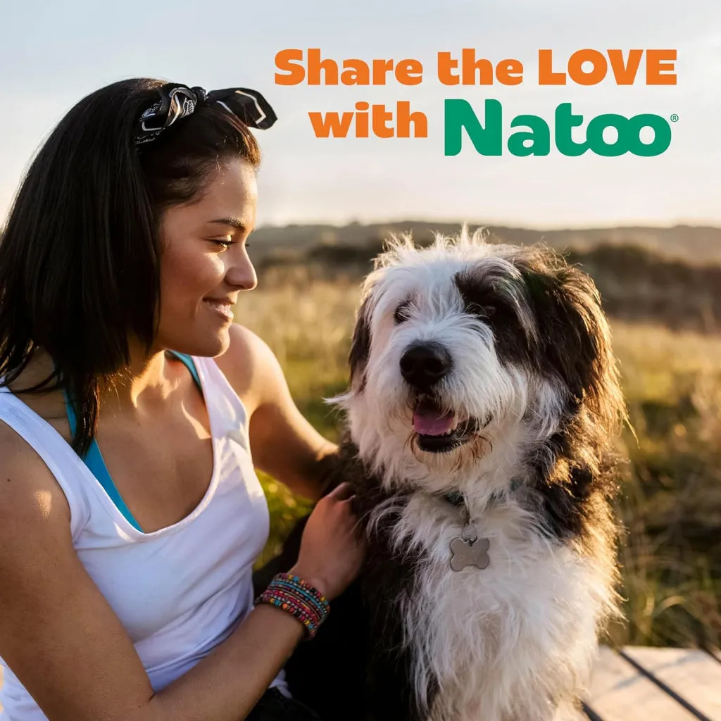 Natoo Crunchy Biscuits Sweet Potato & Pumpkin Flavor Dog Treats,  8-oz