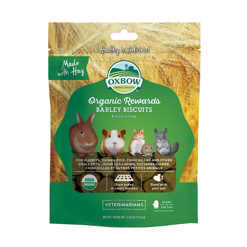 Oxbow Organic Rewards Barley Biscuits 75g