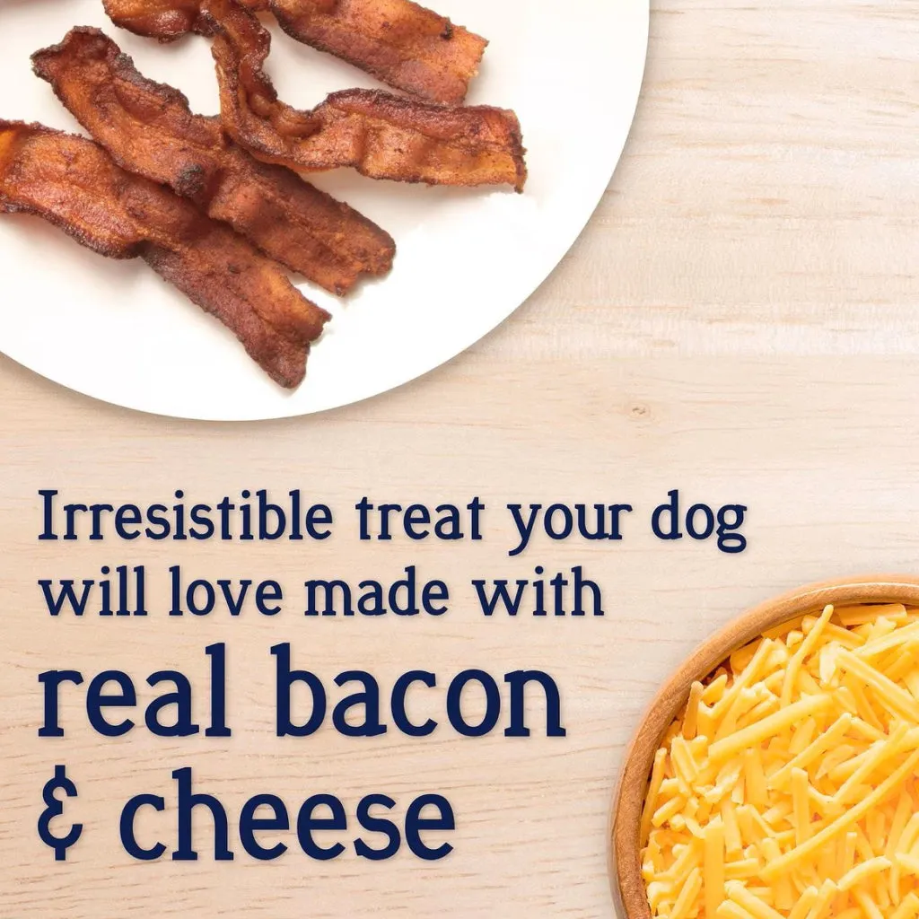 Stewart PuffPops Bacon & Cheese Recipe Freeze-Dried Treats For Dogs