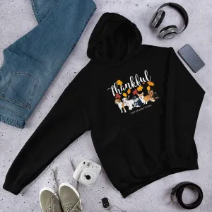 Thankful for Efurrything Thanksgiving Autumn/ Fall Hooded Sweatshirt