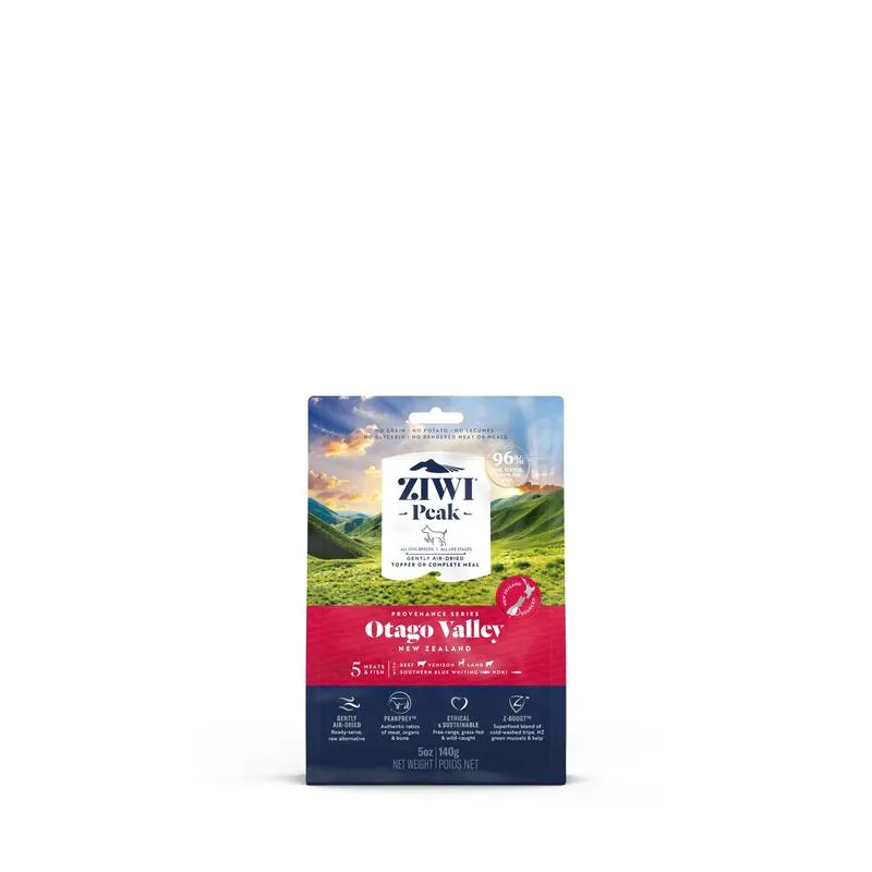 ZIWI PEAK AIR DRIED PROVENANCE DOG FOOD OTAGO VALLEY 140 GM